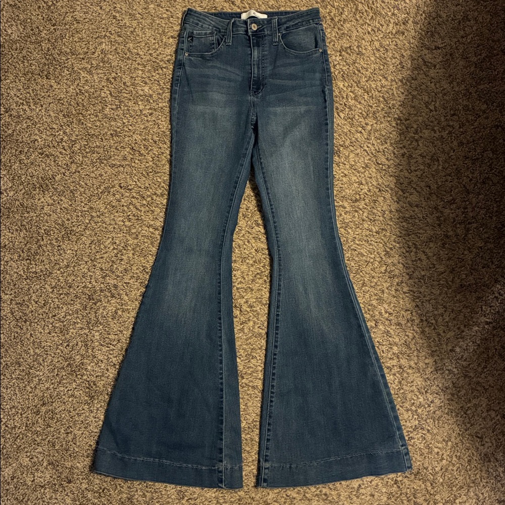 Kancan Braelynn Essentials High Rise Super Flare jeans -size 26